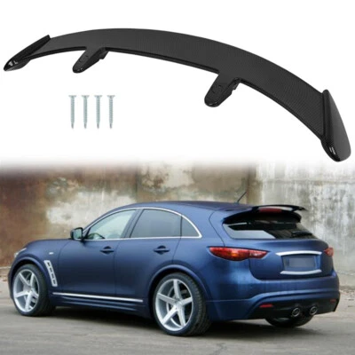 52" Rear Roof Spoiler Trunk Lip Wing Carbon Fiber For INFINITI FX50 FX35 FX45 QX - Image 1 of 4