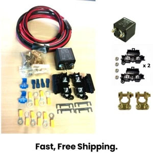 100 Amp Leisure Battery Split Charge Relay Kit for VW T4, Transit Camper Van - Picture 1 of 8