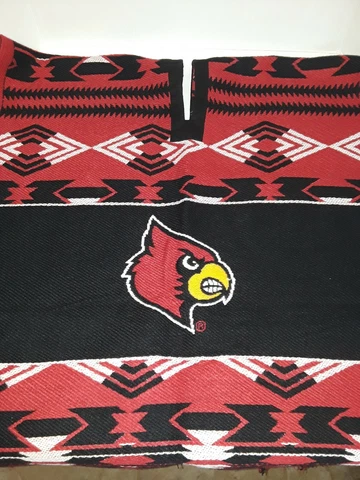 NCAA Louisville Cardinals Mens/Women's  Campus Specialties Team Poncho, R Cover