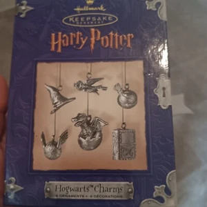 Hallmark Keepsake Ornament Harry Potter Hogwarts Charms Pewter Decoration - Picture 1 of 3