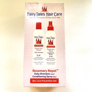Fairy Tales Lice Rosemary Repel Daily Kids Shampoo and Condition Spray Kit - Picture 1 of 5