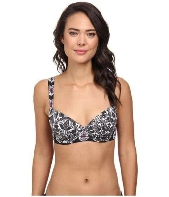 TOMMY BAHAMA Vintage Paisley Over The Shoulder Underwire Full Foam Cup Bra 32C - Image 1 of 3