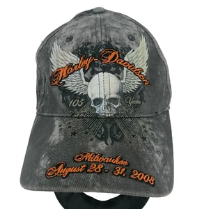 CAPPELLO GRIGIO HARLEY-DAVIDSON MOTOCICLETTE 105 ANNI MILWAUKEE 28-31 AGOSTO 2008! - Foto 1 di 9