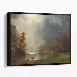 Sierra Nevada Morgen (1870) von Albert Bierstadt Landschaft Leinwandbild Wandbild - Bild 1 von 7