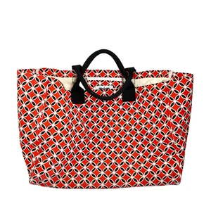 Borsa Tote Bag Fud Pie Grande Spiaggia Lago Shopping Borsetta 18" MudPie Impermeabile - Foto 1 di 14