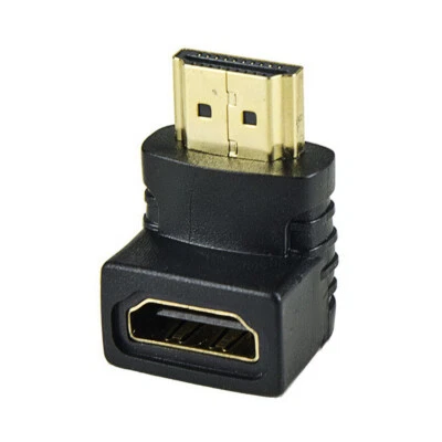 US 270 degree Swivel Rotating HDMI Male to Female Adapter Angle Convertor - Image 1 of 4