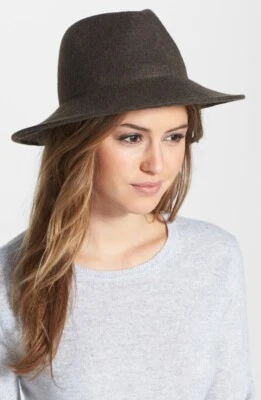 Sombrero para mujer Vince Camuto 165928 fieltro Panamá marrón Foto 1 de 2