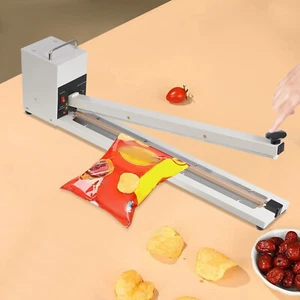 26" Hand Impulsversiegelung Heißsiegelmaschine 8 Gänge Plastiktüte Versiegelung 600*3 mm! - Bild 1 von 16