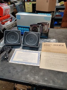 Audiovox CSW-40 Old School rear speaker mount 5" coaxial box NOS (open box) - Picture 1 of 24