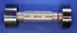 68 mm K6 -0,015 +0,004 * Portaje de enchufe liso * Go No-Go * JSATool - Suizo - Imagen 1 de 2