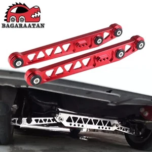 Red Billet Rear Lower Control Arm + Bushing for Honda Civic EK 1996-2000 DX Si - Picture 1 of 10