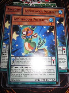 YU-GI-OH! COM ANGUIPHOQUE POTARTISTE PLAYSET (LOT DE 3) INOV-FR004 FR NEUF MINT - Picture 1 of 1