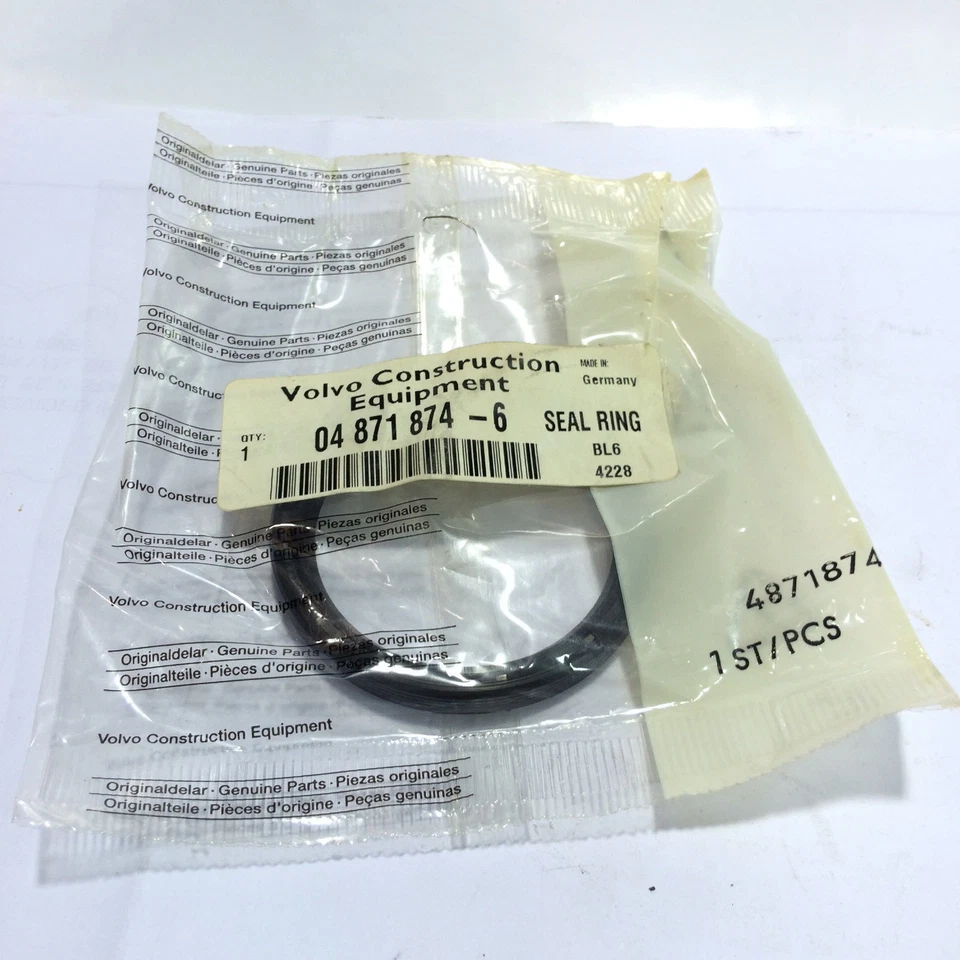 Volvo 4871874 NUEVO OEM Anillo de sellado A20, L90, L90B, L90C, L90D, L120, L120B Foto 1 de 1