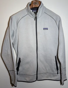 Patagonia Tech Fleecejacke hellgrau Full Zip Jacke Reißverschlusstaschen XXL - Bild 1 von 12