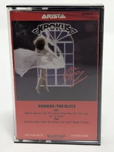 Krokus The Blitz CASSETTE Tape 1984 Arista AC8-8243 Mark Storace RARE! - Picture 1 of 4