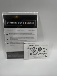 Stampin Up! Brushed Shapes Dies 159177 Brand New Hearts - Picture 1 of 1