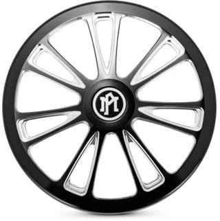 Performance Machine Royce Universal Super Gas Air Cleaner Faceplate - Platinum C - Image 1 of 3