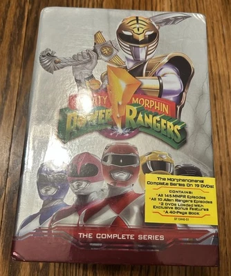Mighty Morphin Power Rangers Complete Series DVD Set Seasons 1-3 with Bonus Ft. - Image 1 of 4