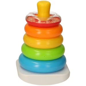 Baby Stacking Rings Toy – 7-Piece Colourful Ring Set, Fine Motor & Colour Learni - Picture 1 of 3