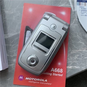 Motorola A668 8MB Unlocked Mobile Phone 2G GSM Good Quality - Imagen 1 de 10