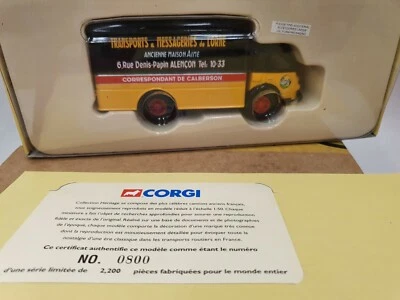 RENAULT FAINEANT FOURGON T.M.O. CALBERSON CORGI HÉRITAGE 1/50 EN BOITE édition l - Photo 1/3