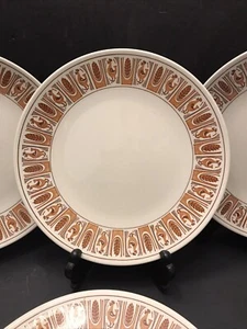 TAYLOR SMITH TAYLOR CHICKEN AND RICE DINNER PLATE TAYLORSTONE WHEAT BROWN Set 4 - Picture 1 of 9