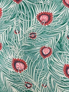 Liberty Peacock Party Pluma Tela Extra Ancha Edredón Art Nouveau Artesanía - Imagen 1 de 4