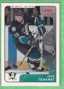 2001-02 Upper Deck Victory #8 Petr Tenkrat Anaheim Ducks Rookie