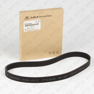 New Hyundai Kia Serpentine Belt 2011-16 Sonata Optima HYBRID 25212-2G652 Foto 1 de 4