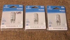 3 Westinghouse 60W G9 Bulbs - Picture 1 of 2