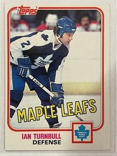 1981-82 Topps Ian Turnbull #42 Hockey Toronto Maple Leafs
