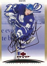 2003-04 Upper Deck MVP RED SCRIPT #394 NIK ANTHROPOV - x/25 - Toronto Maple Leafs