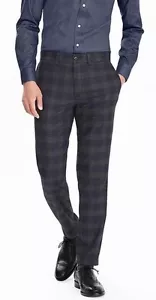 PANTALONE UOMO AIDEN NUOVO CON ETICHETTE BANANA REPUBLIC MISTO LANA SLIM FIT TAGLIA 36x30 NAVY - Foto 1 di 6