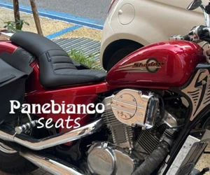 SELLA SEAT SITZBANK SADDLE SELLE PANEBIANCO SHADOW VT 600 vintage - Imagen 1 de 3