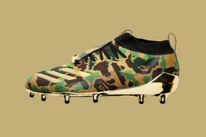 🏈 Adidas x BAPE 🏈 Football Cleats Green Camo Size 11 Mens F35829 - Picture 1 of 6