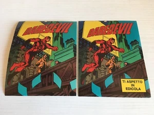 2 ADESIVI STICKERS DAREDEVIL DEVIL STAR COMICS “TI ASPETTO IN EDICOLA” E SENZA - Imagen 1 de 2