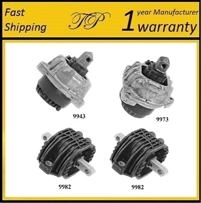 Montaje de motor y transmisión de 4 piezas para BMW 650I, 650I GRAN CUPÉ 4,4 L - TRANSMISIÓN AUTOMÁTICA Foto 1 de 4
