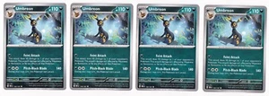 Carta Pokémon Fiamme Ossidiana 2023 Playset Umbreon 130/197 4x x4 - Foto 1 di 2