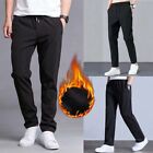 Mens Winter Warm Thermal Trousers Casual Athletic Fleece Lined Thicken Pants