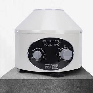 Máquina centrífuga eléctrica laboratorio médico centrífuga de sangre 6x20 ml rotor - Imagen 1 de 12
