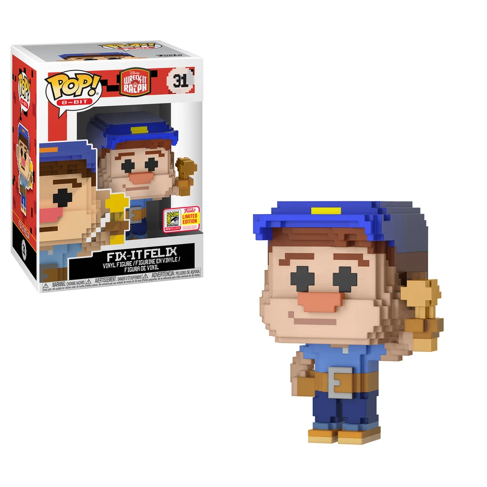 Funko Pop! 8-Bit: Disney - Fix-It Felix - San Diego Comic Con Hot Topic (Exclusive) #31