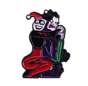 Harley Quinn enamel pin - HARLEY & THE JOKER - Free AU Post - Picture 1 of 1
