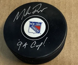 Disco Autografiado 1994 Stanley Cup JSA Stanley Cup JSA New York Rangers Mike Richter #35 - Imagen 1 de 2