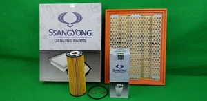 GENUINE SSANGYONG STAVIC MPV A100 3.2 L PETROL FILTER PACK (OIL + AIR FILTER) - Picture 1 of 4