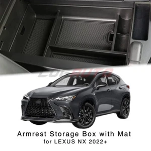For Lexus NX 250 350 350h 2022+ Center Console Organizer Armrest Storage Box Car - Picture 1 of 12