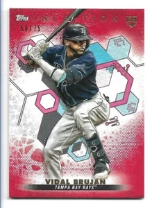 Vidal Brujan 2022 Topps Inception Rojo RC #66 #58/75 Tampa Bay Rays Novato - Imagen 1 de 2