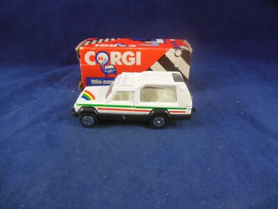 Corgi Juniors 53458 Matra Rancho en Blanco + Rayas Arco Iris escala 1:64 casi como nuevo Foto 1 de 4