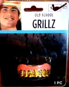 COOL GRILLZ COSTUME Gold TEETH Costume Accessory - Picture 1 of 4