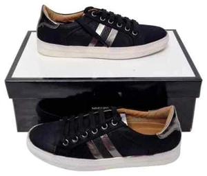Zapatillas deportivas NINE WEST a rayas negras planas con cordones para dama precio de venta sugerido por el fabricante 89 GBP - Imagen 1 de 9