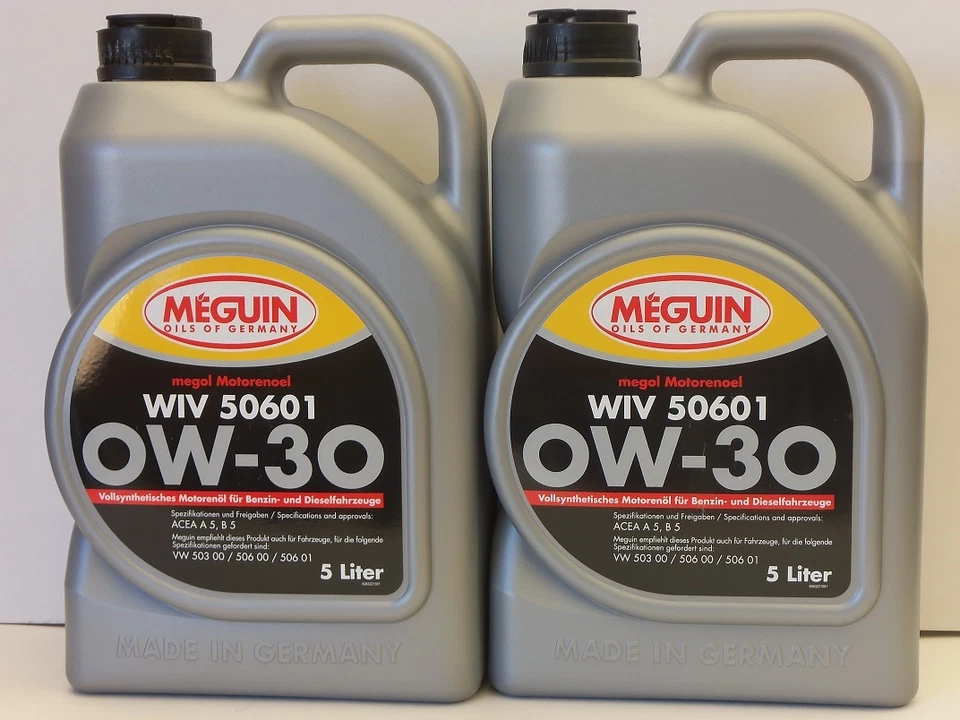 10,19€/l Meguin Megol Motorenöl WIV 50601 0W-30 2 x 5 L VW Longlife Pumpe-Düse